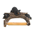 Black Bear Toilet Paper Holder